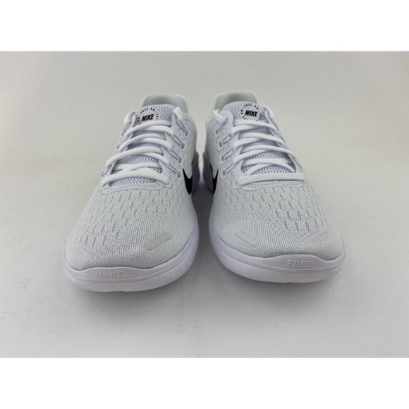 Nike Free RN 2018 White Black Men's Running Shoes Sneakers - Picture 10 of 12